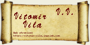 Vitomir Vila vizit kartica